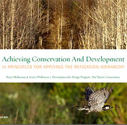 Achieving Conservation and Development - 10 Mitigation Principles Report