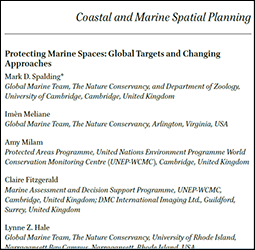 Protecting Marine Spaces: global targets and changing approaches