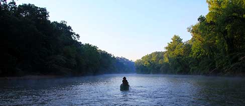 The Cahaba River, part of the larger Mobile River basin. © Hunter Nichols